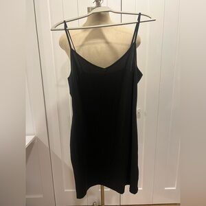 Elegant Black Slip Dress